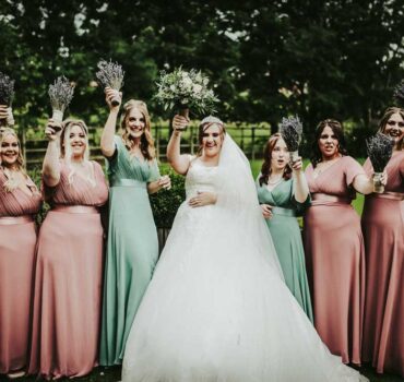 Bride and Bridesmaids